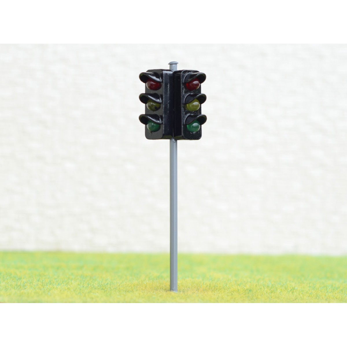 1 x traffic signal light O scale model railroad crossing walk led lamp ...