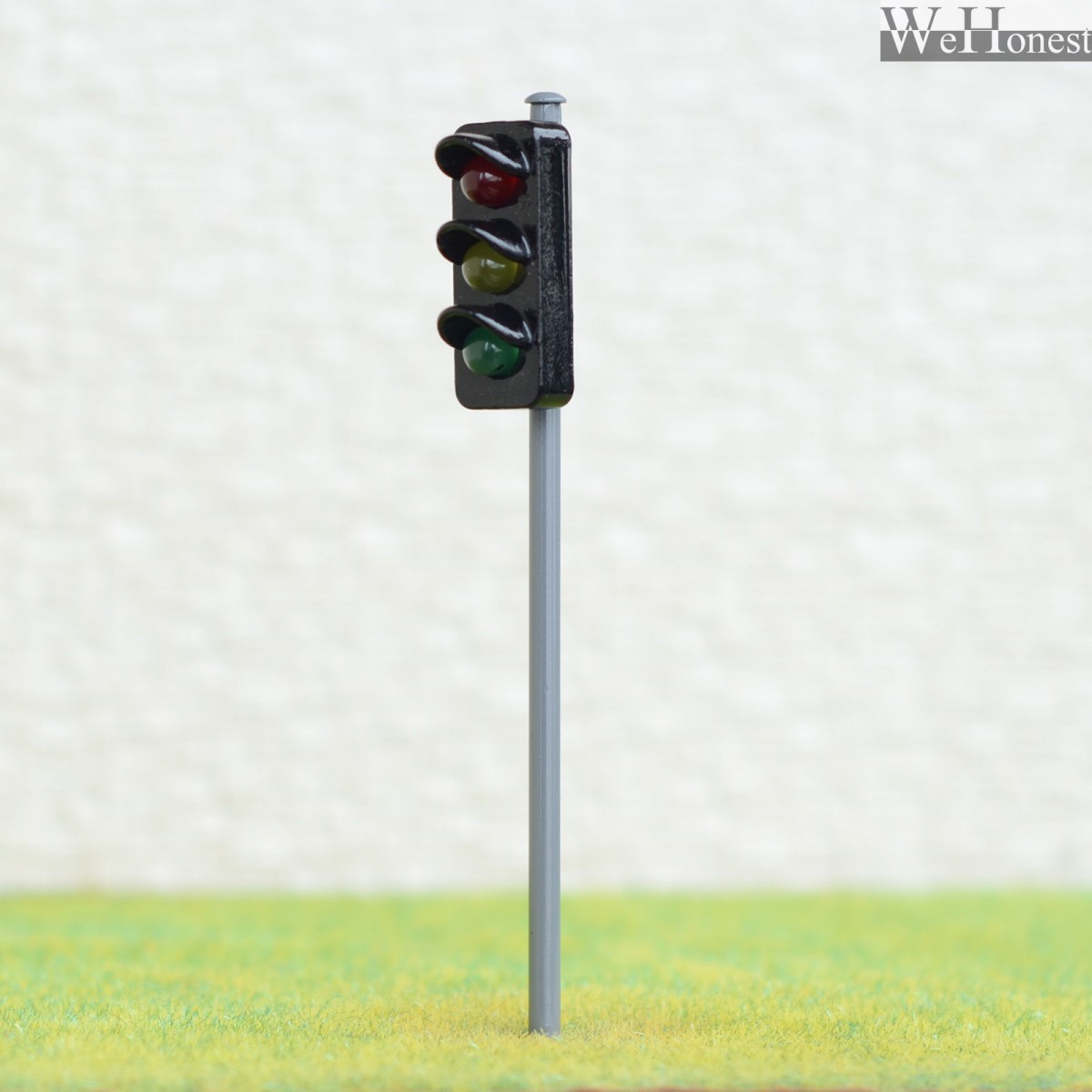 1 x traffic signal light O scale model railroad crossing walk led lamp #GR3